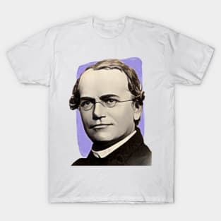 German microbiologist Gregor Mendel illustration T-Shirt